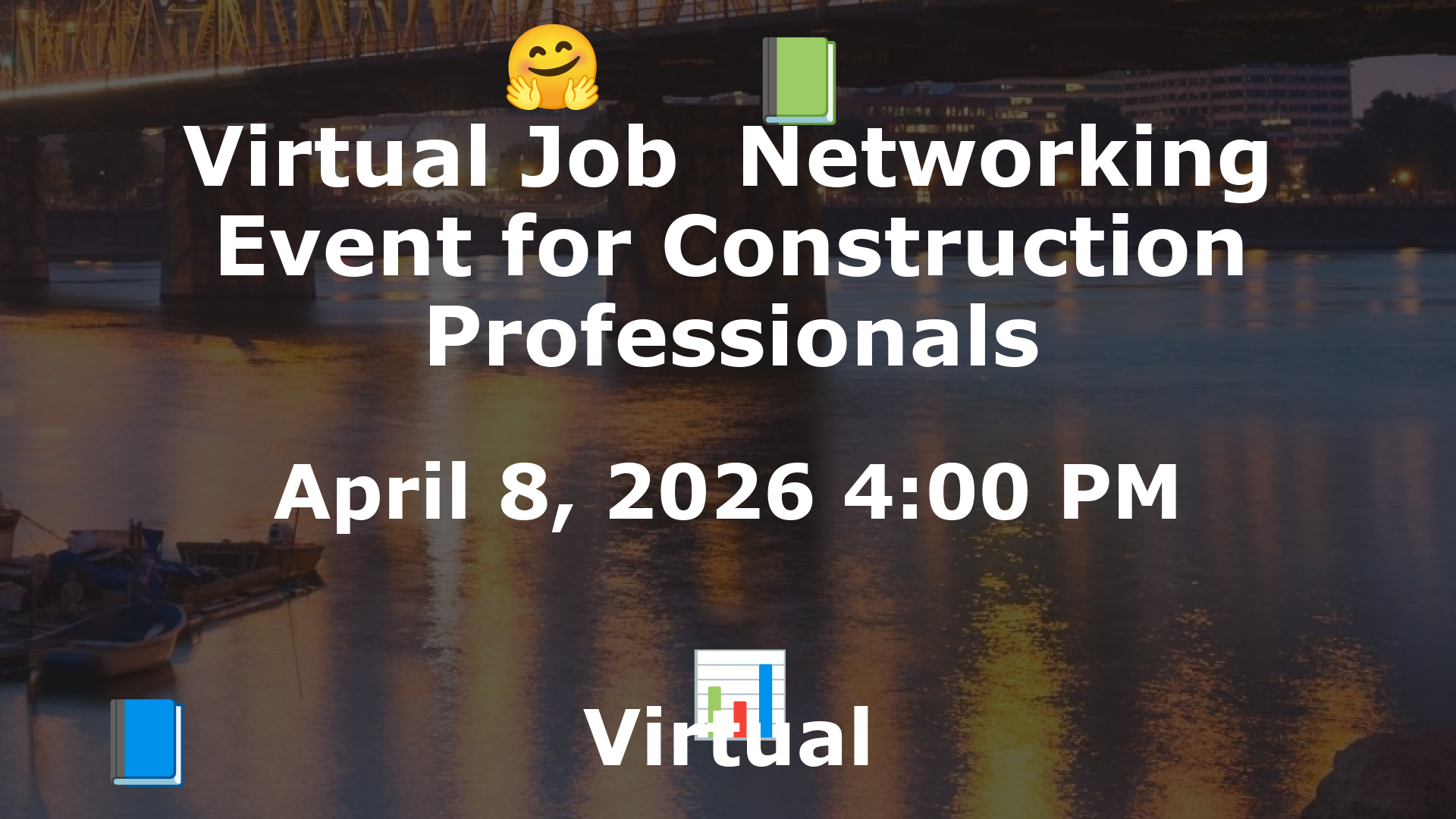 Virtual Job  Networking Event for Construction Professionals event image